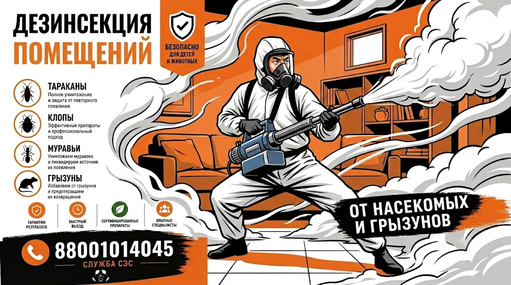 Профессиональное уничтожение муравьёв холодным туманом